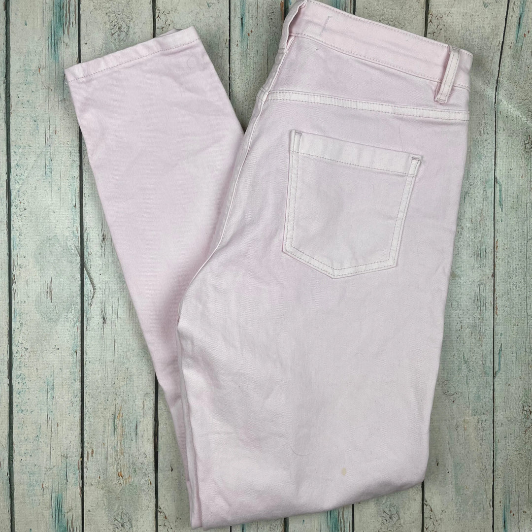 Country Road Ladies Pink Straight Leg Jeans Size- 10 - Jean Pool