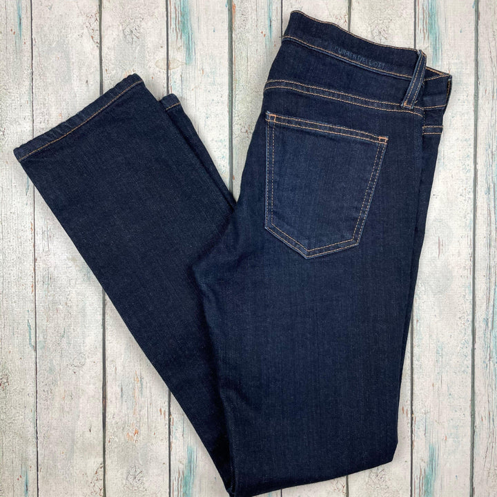 Current/Elliot 'The Straight Leg' Dark Wash Jeans- Size 27 - Jean Pool