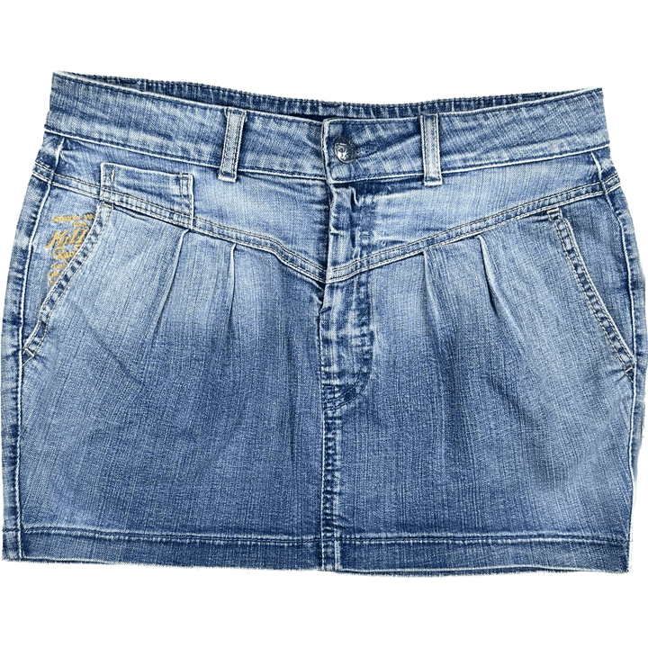 Killah by Miss Sixty Denim Mini Skirt - Size L - Jean Pool