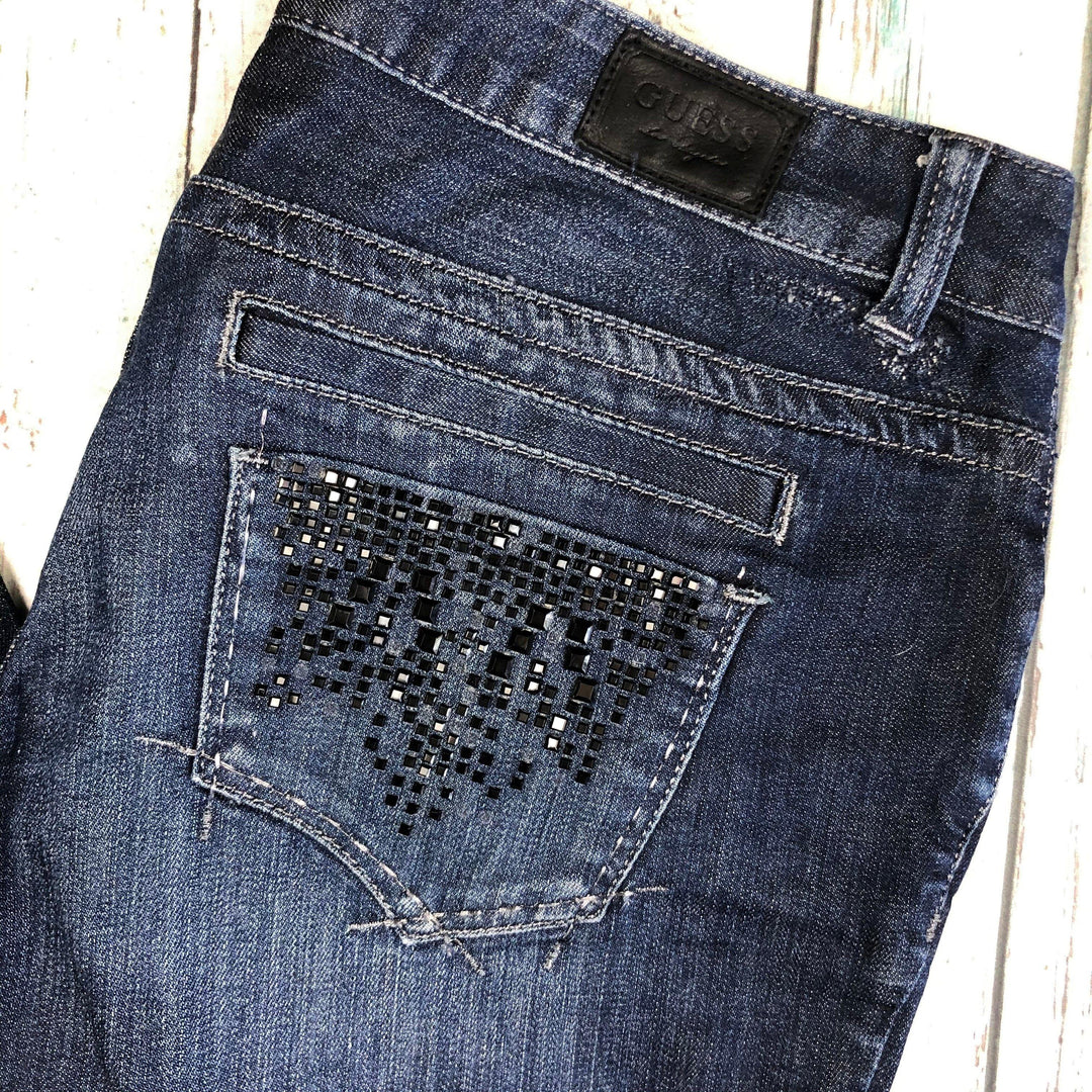 Guess 'Starlet Skinny' Crystal Pocket Jeans Size - 29 - Jean Pool