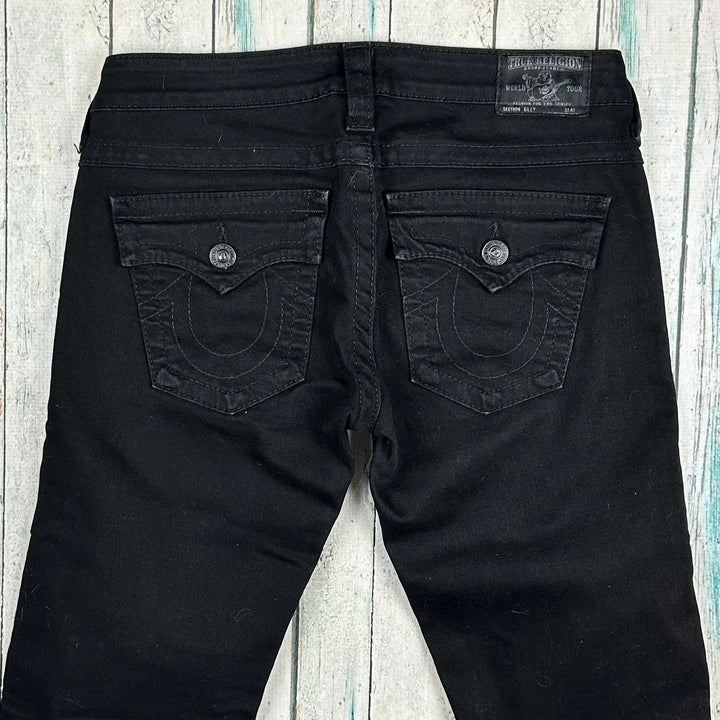 True Religion USA Made 'Billy' Low Rise Black Jeans- Size 28 - Jean Pool