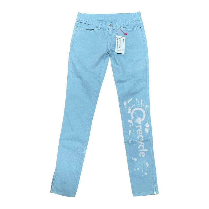 Reworked Tsubi 'Super Skinny ZIp' Jeans in ICEE Overdye Wash - Size 27 - Jean Pool