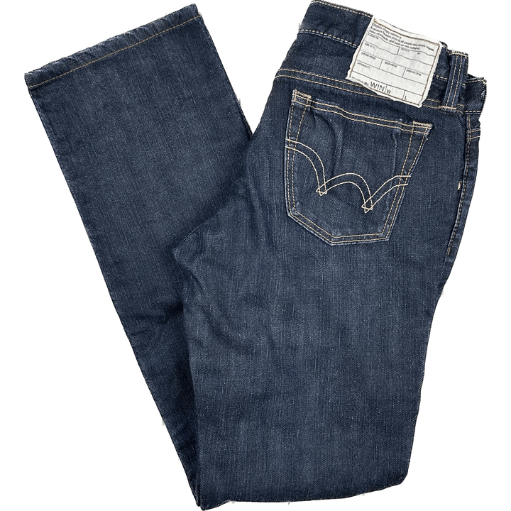 Edwin Made in Japan Low Rise Straight Jeans -Size 28 - Jean Pool