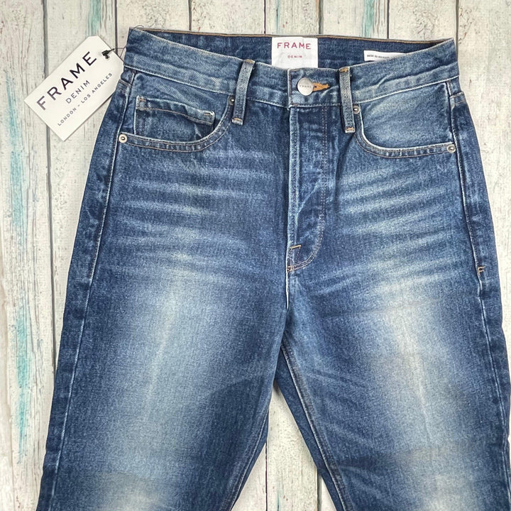 NWT- Frame Denim 'Rigid Re- Release Le Crop Flare' Jeans RRP $409 -Size 25 - Jean Pool