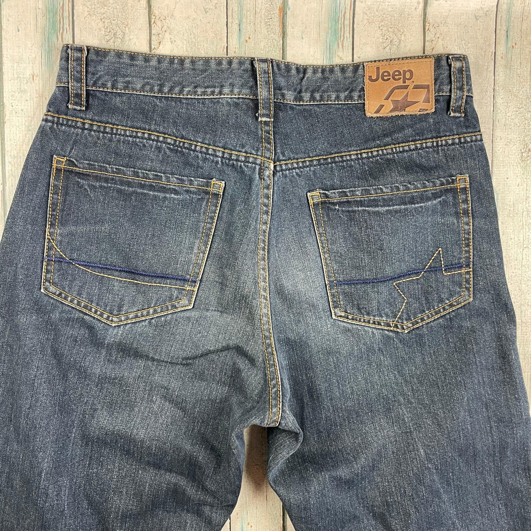 Jeep Classic Fit Straight Leg Jeans - Size 32 - Jean Pool