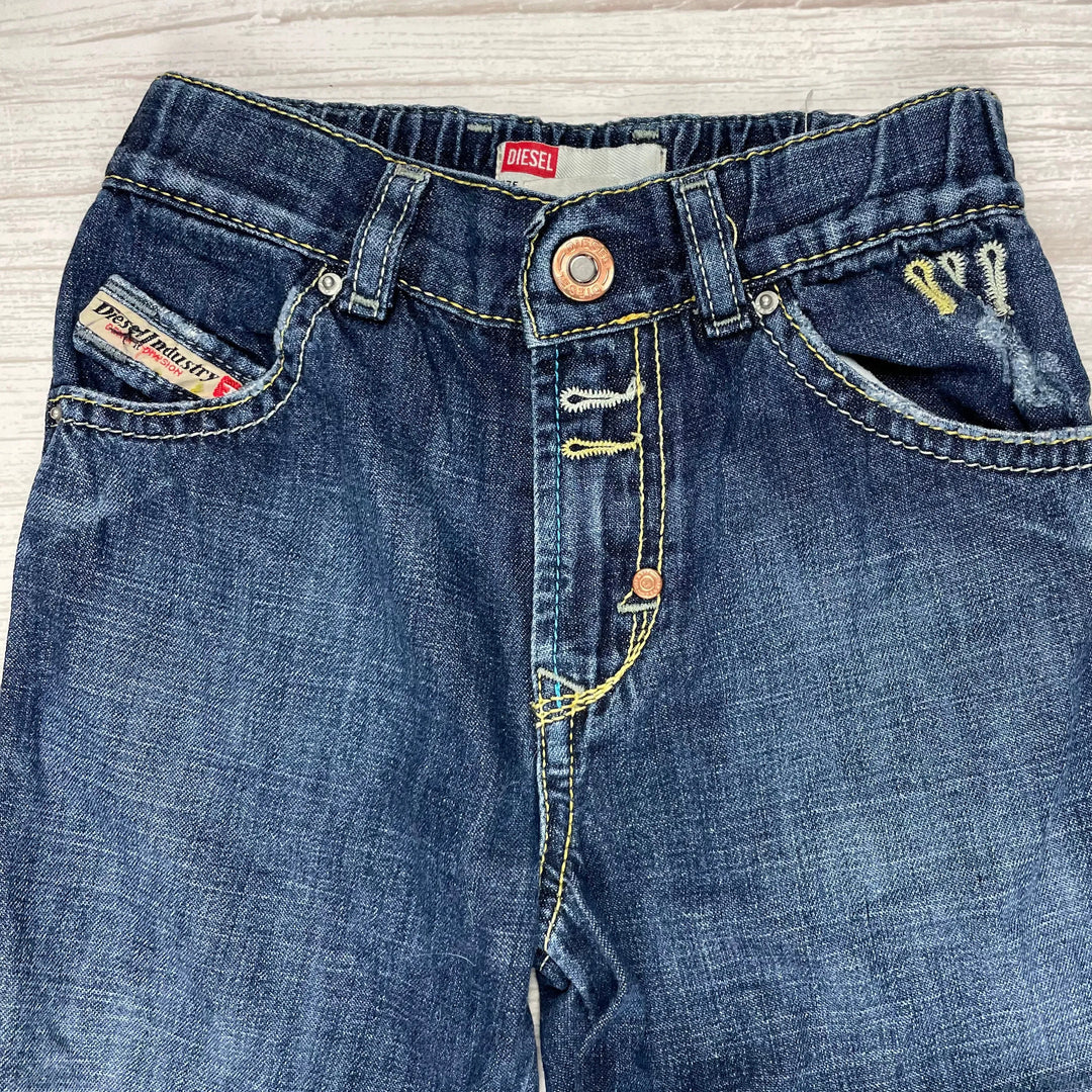 Diesel Toddler Straight Leg Relaxed Fit Jeans - Size 2Y - Jean Pool