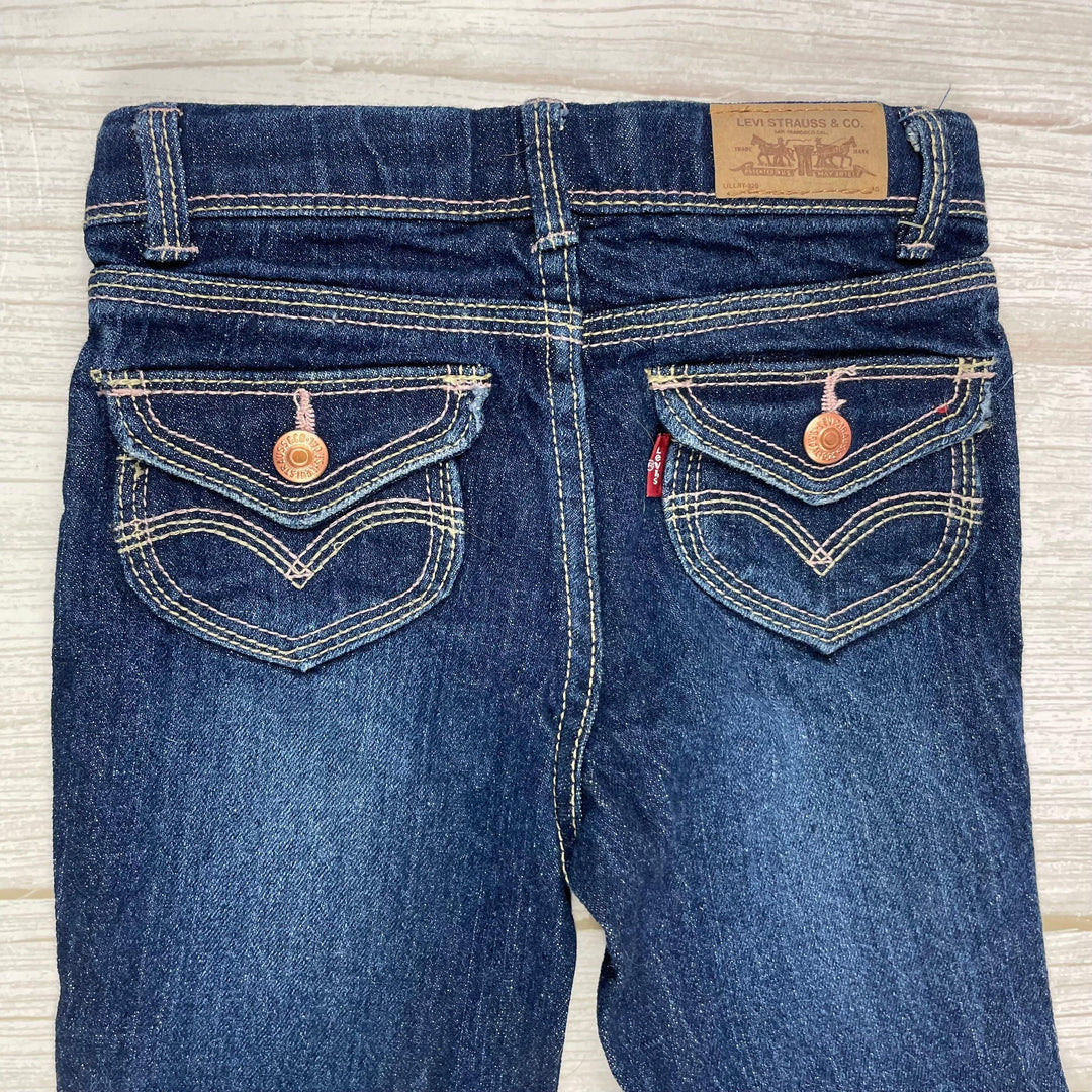 Levis Slim Straight Leg Kids Jeans - Size 4 - Jean Pool