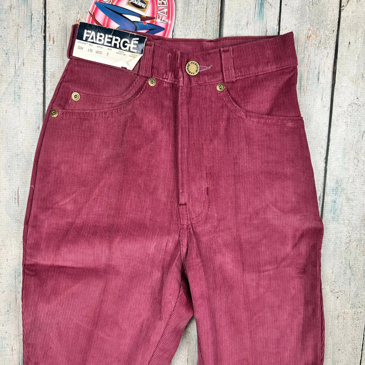 NWT- Vintage Faberge Deadstock 1980's Pink Ladies Jeans - Hard to find! - Suit Size 4/5 - Jean Pool