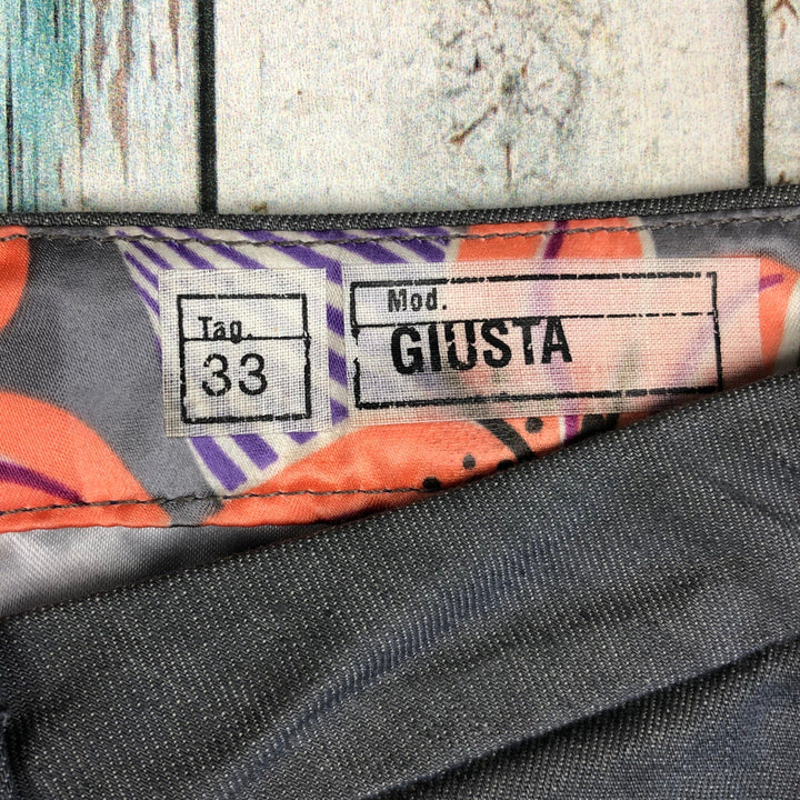 NWT - Replay Italy Charcoal 'Giusta' Straight Denim Jeans RRP $593.00- Size 33/34-Jean Pool