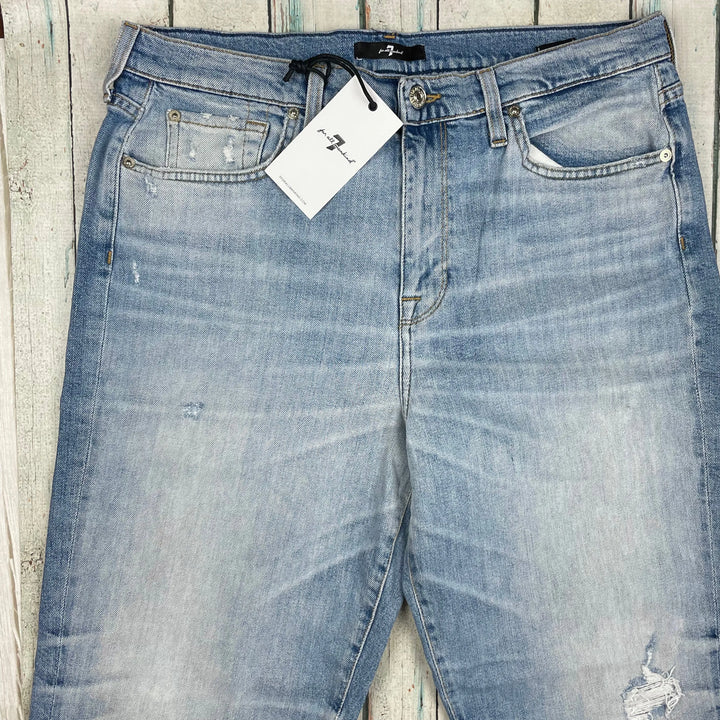 NWT- 7 for all Mankind 'Cropped Alexa' Loved Wash Jeans Size- 32 - Jean Pool