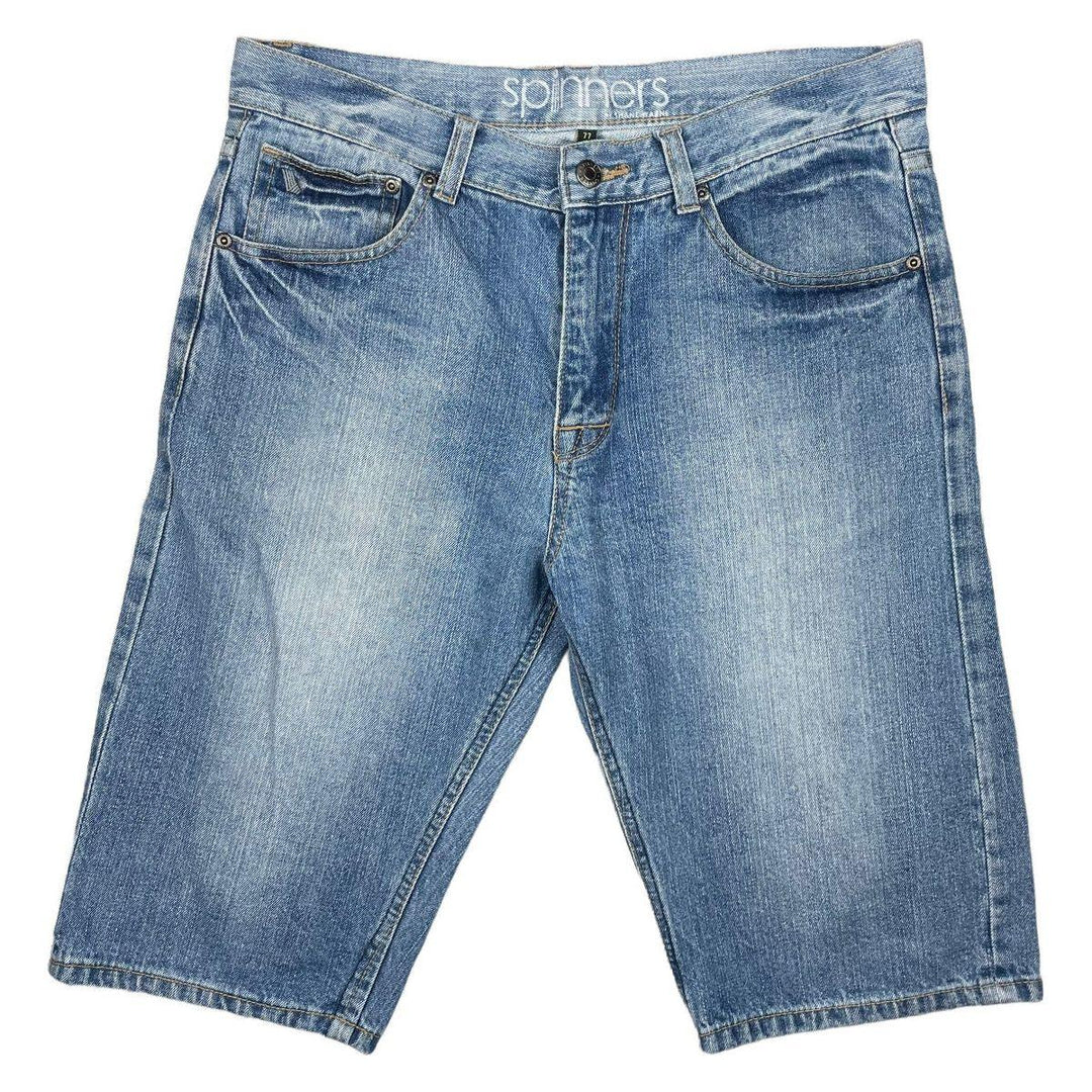 Shane Warne Spinners - Mens Classic Denim Shorts -Size 30 - Jean Pool