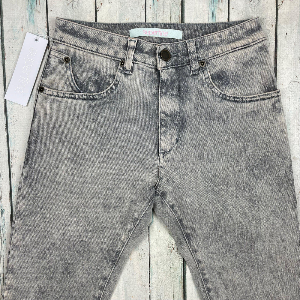 NWT -Superfine 'Chino' Grey Skinny Fit Italian Jeans -Size 25 - Jean Pool