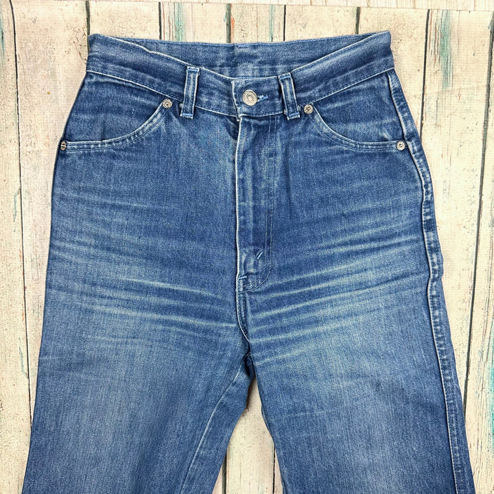 Levis Vintage 1970's Ladies Slim High Rise Denim Jeans -Suit Size 8/9 - Jean Pool