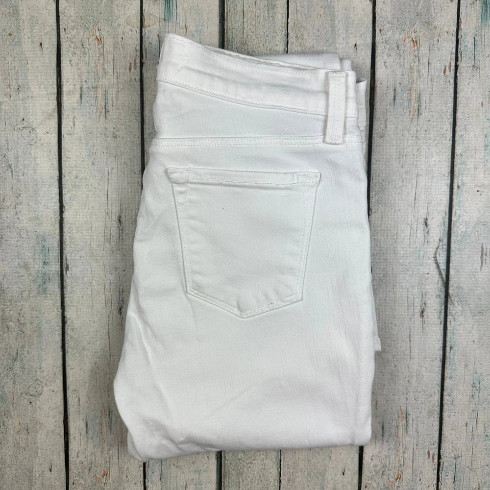 J Brand 'Skinny Leg' Mid Rise White Jeans - Size 27 - Jean Pool