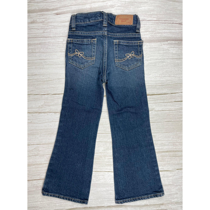 Girls Osh Kosh B'gosh Slim Bootflare Jeans - Size 4 - Jean Pool