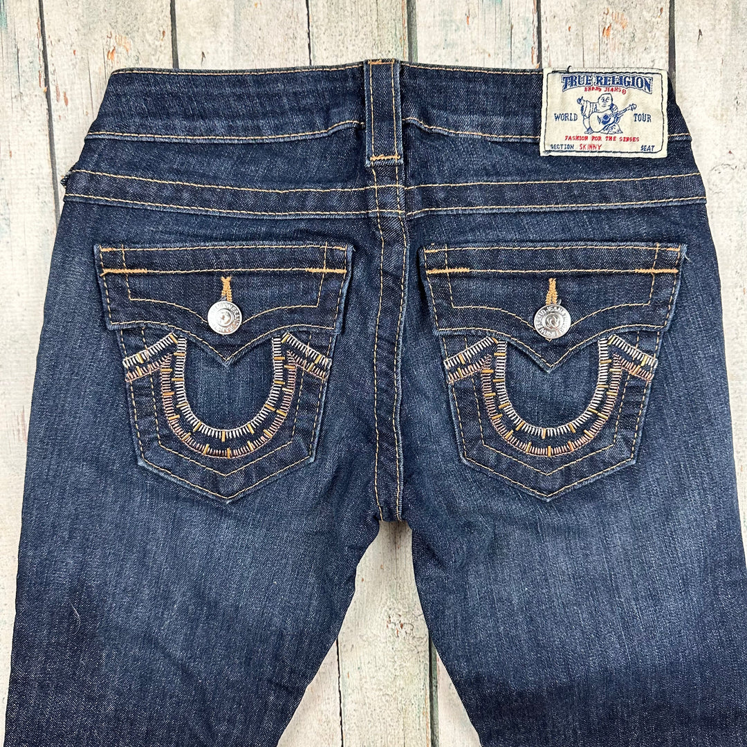 True Religion 'Skinny' Flap Pocket Jeans- Size 23 - Jean Pool