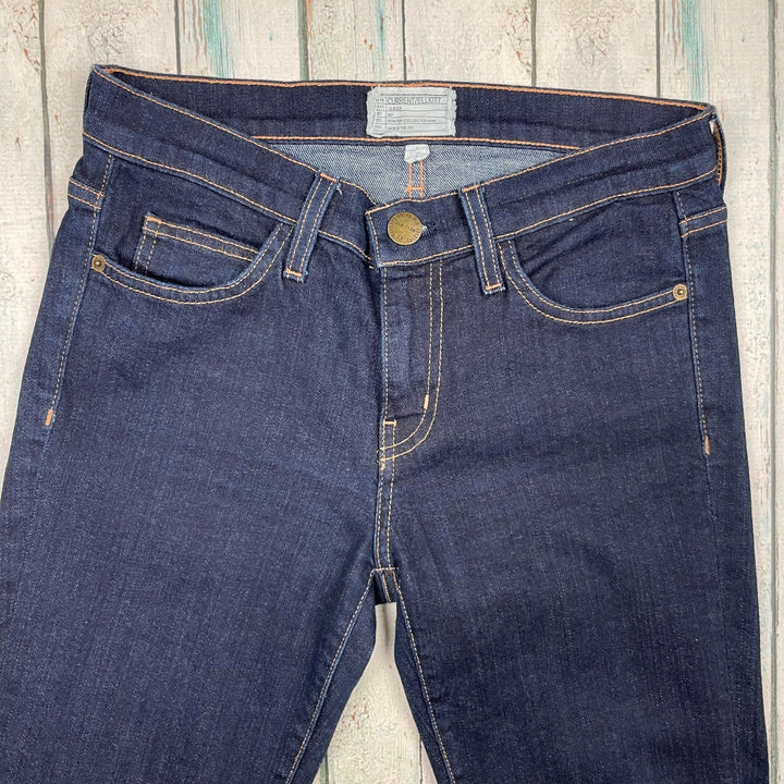 Current/Elliot 'The Straight Leg' Dark Wash Jeans- Size 27 - Jean Pool