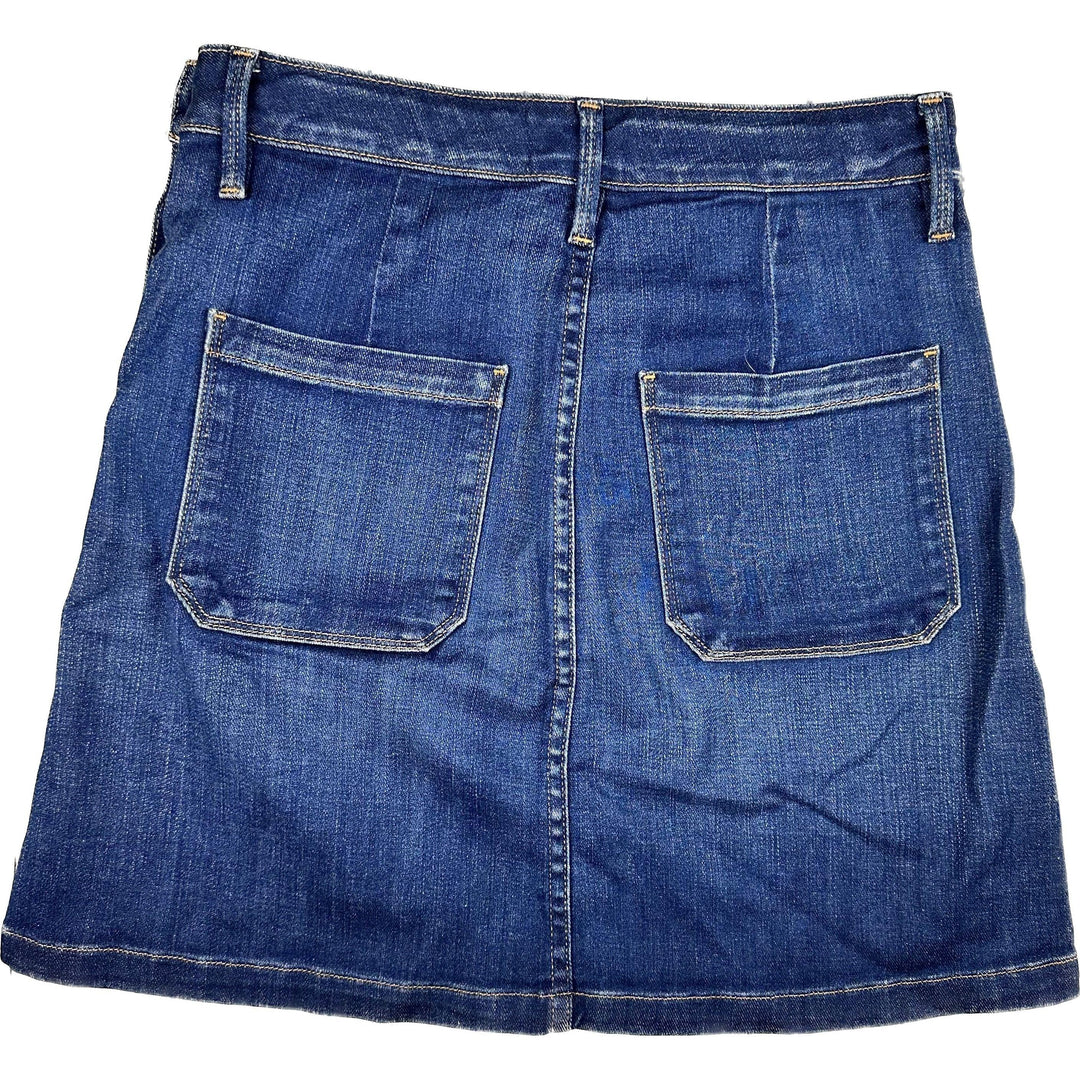 Frame USA Made Stretch Denim 'Lucia' Jeans Skirt - Size 26 - Jean Pool
