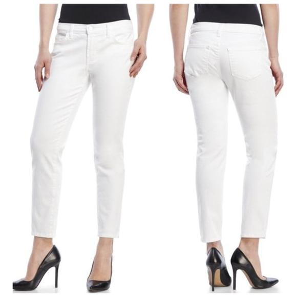 NWT -J Brand White 'Ellis' Low Rise Straight Jeans - Size 29 - Jean Pool