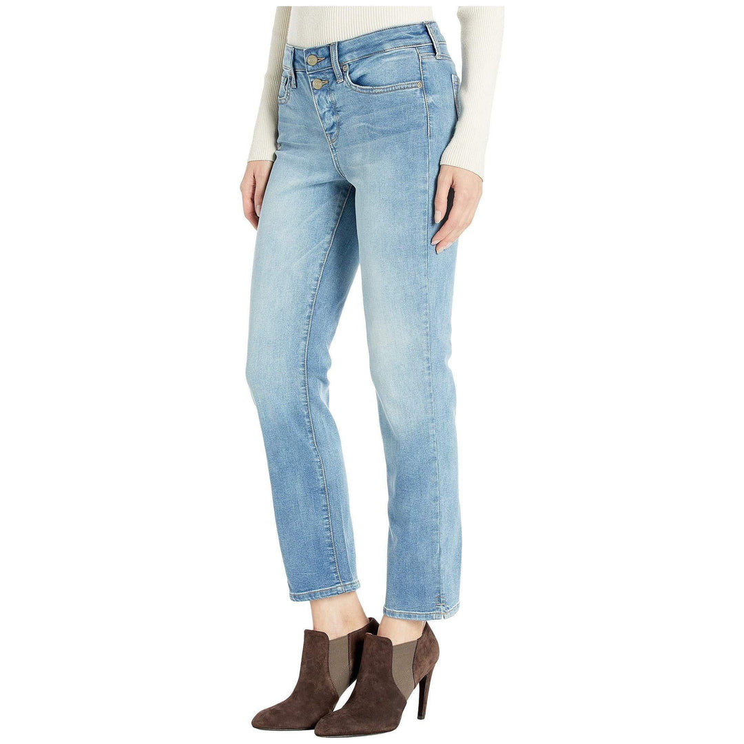 NWT - NYDJ 'Sheri Slim ' Ankle Mock Fly Jeans in Biscayne -Size 8US or 12 AU - Jean Pool