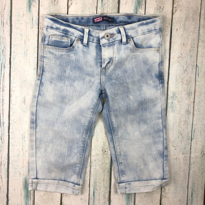 Levis 'Skimmer' Girls Crop Jeans - Size 8-Jean Pool