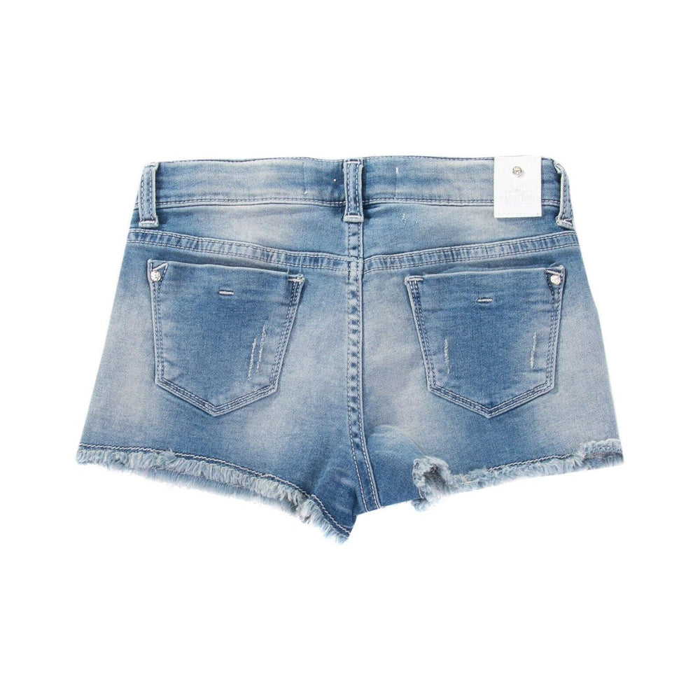 NWT - Take Two Italian Girls Distressed Denim Shorts - Size 5 Years - Jean Pool