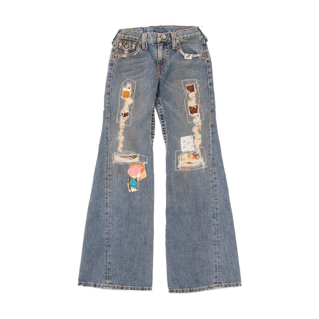 True Religion Girls 'Joey' Woodstock Bootleg Jeans Brand New - Size 12Y - Jean Pool