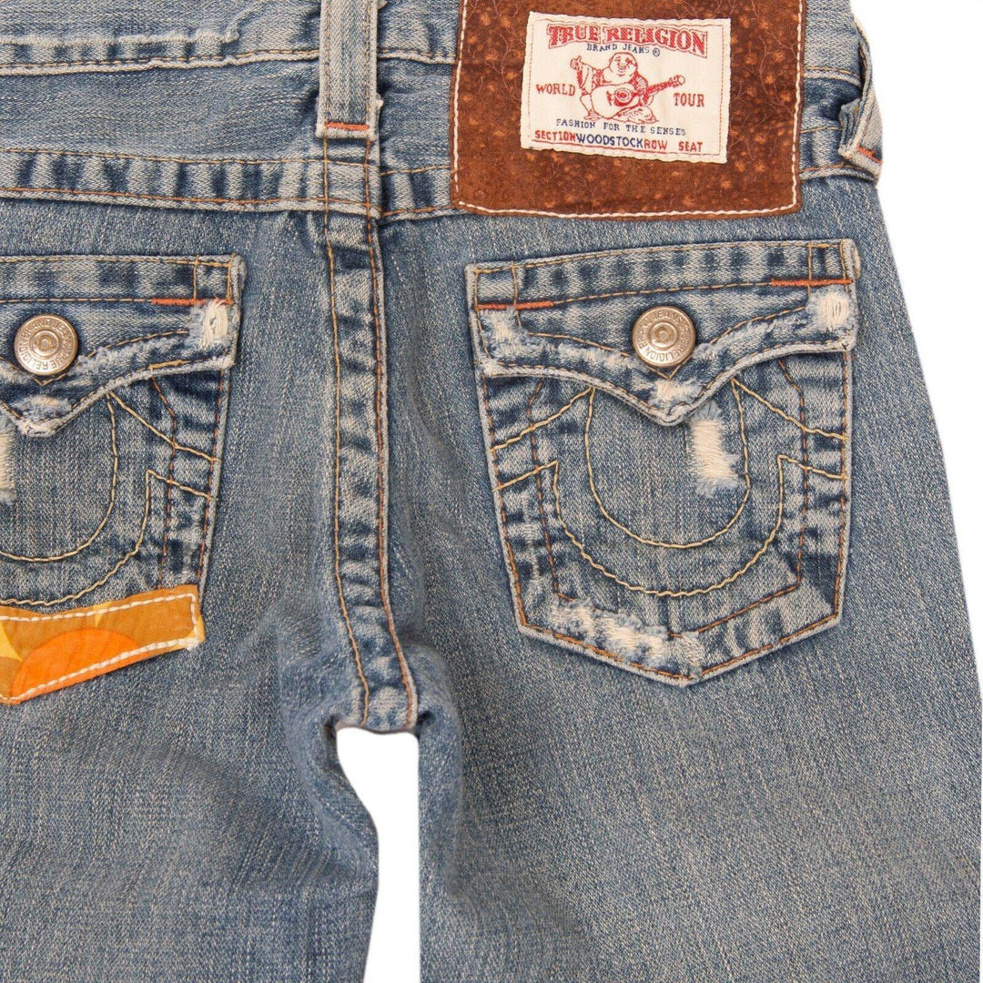 True Religion Girls 'Joey' Woodstock Bootleg Jeans Brand New - Size 12Y - Jean Pool