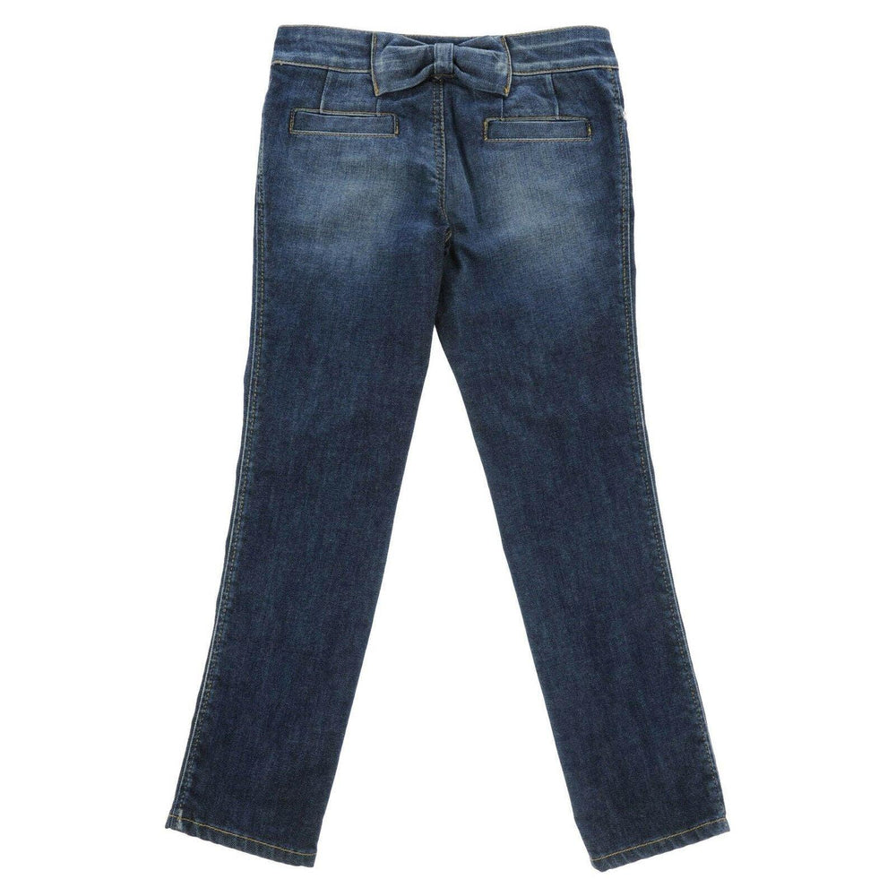 NWT- John Richmond Junior Bow Back Slim Fit Jeans - Size 14Y - Jean Pool