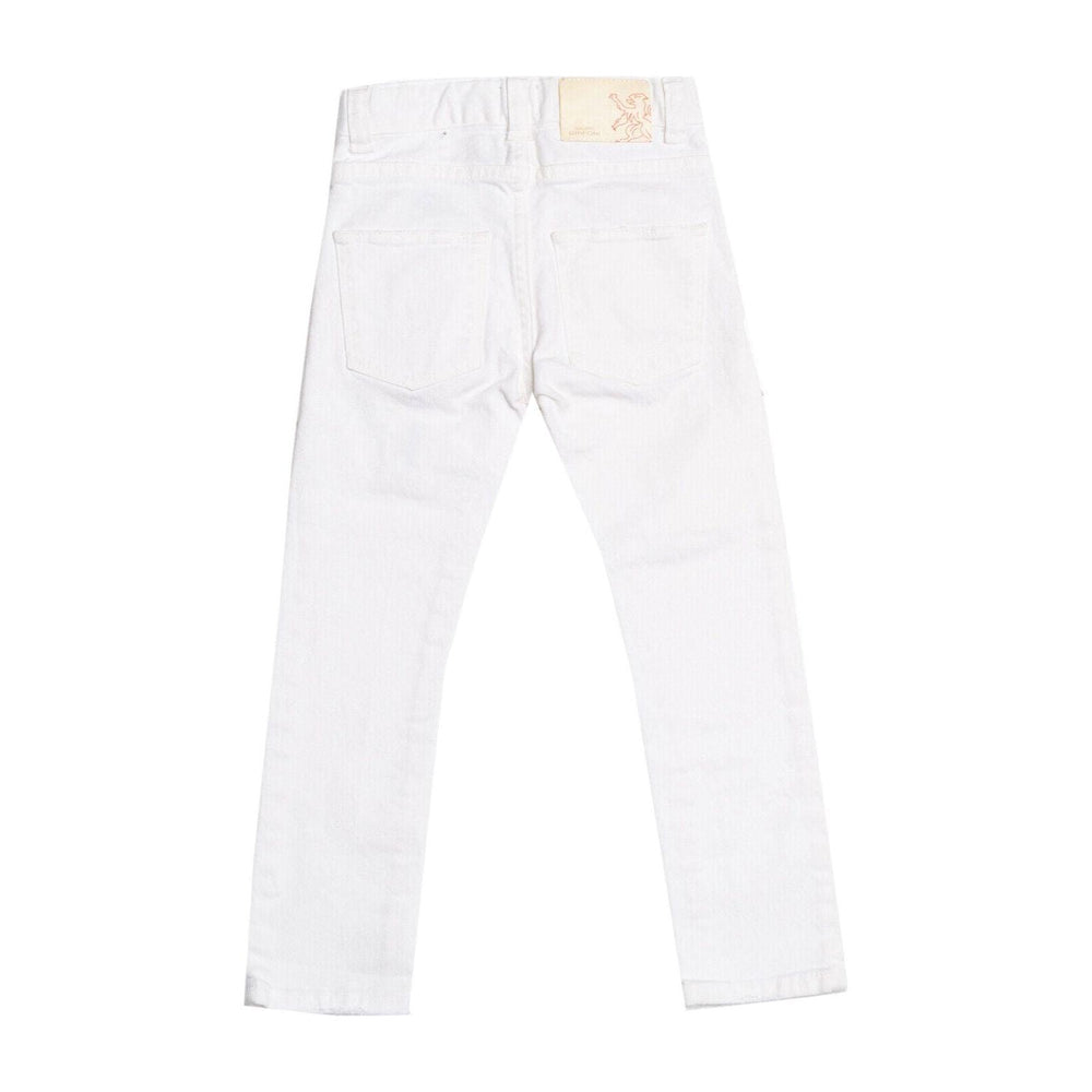 NWT- Maurio Grifoni Italian White Slim Fit Jeans- Size 2Y - Jean Pool