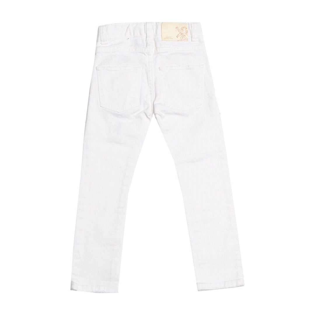 NWT- Maurio Grifoni Italian White Slim Fit Jeans- Size 2Y - Jean Pool